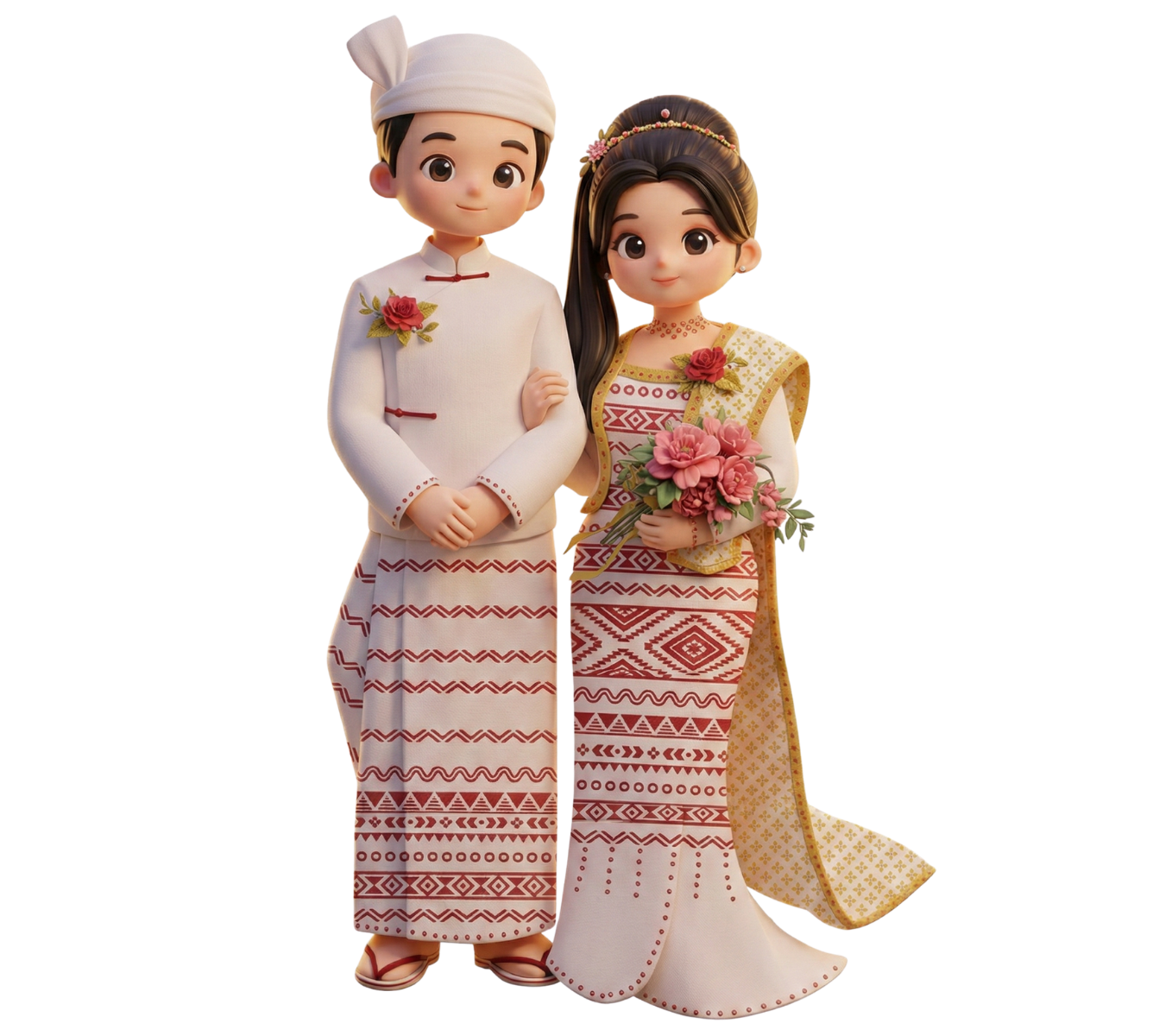 Mingalar Saung — traditional Burmese wedding moment